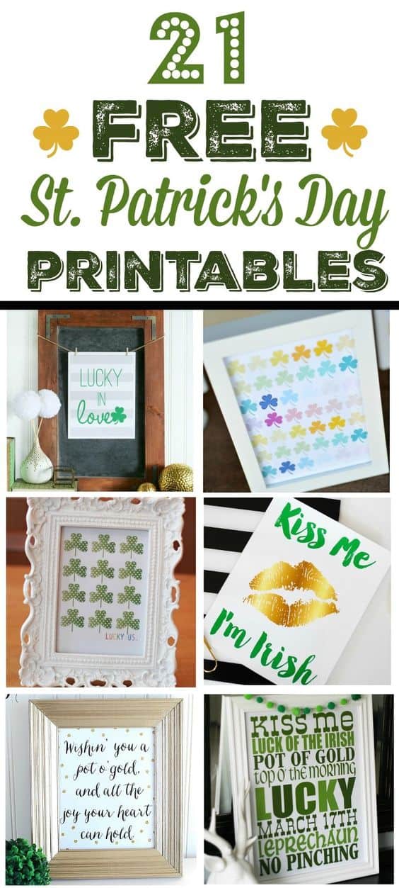 21freeirishprintables LIFE, CREATIVELY ORGANIZED