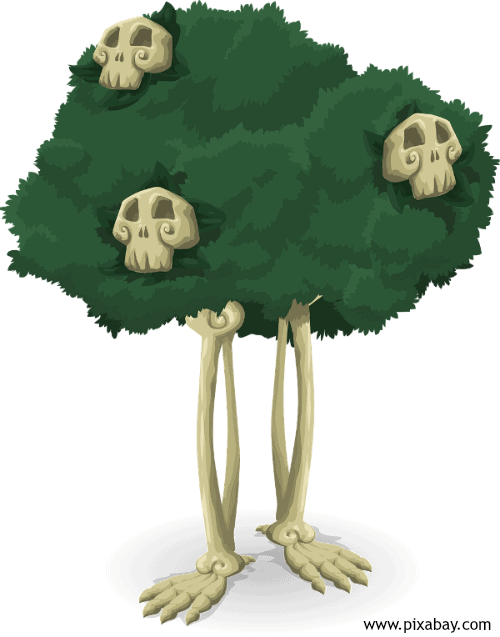 skeleton tree