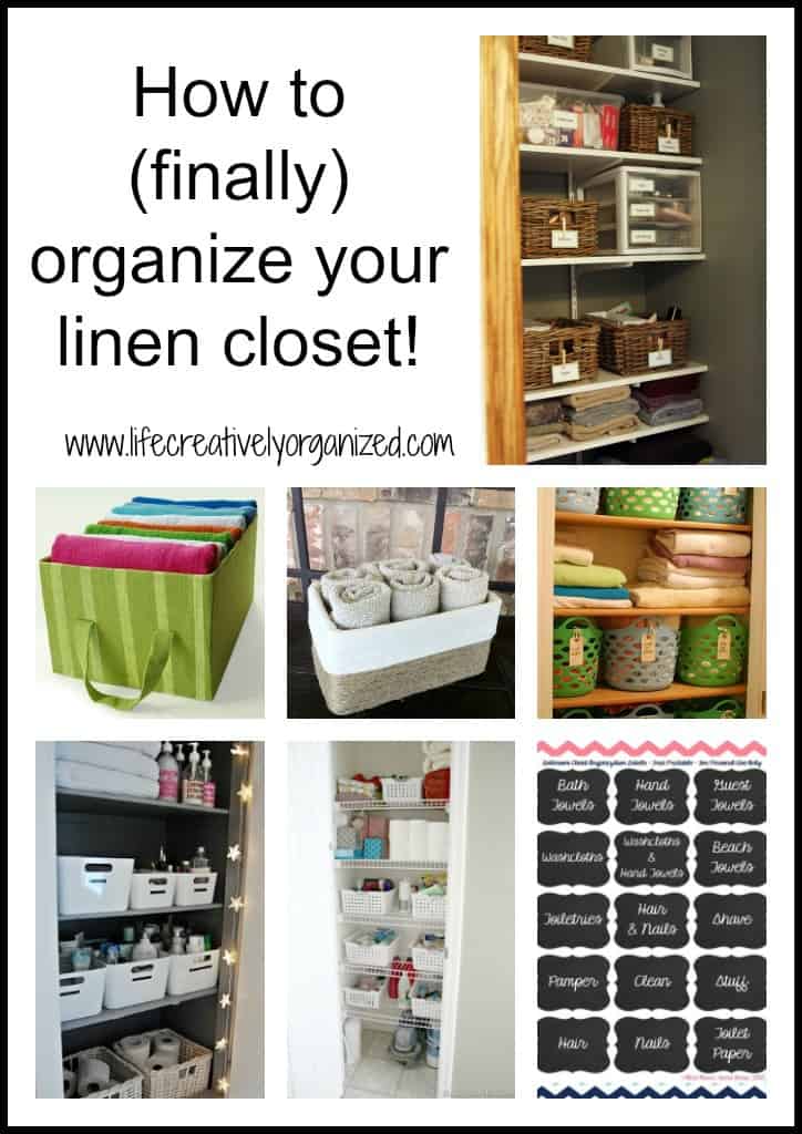 How to (finally) organize your linen closet