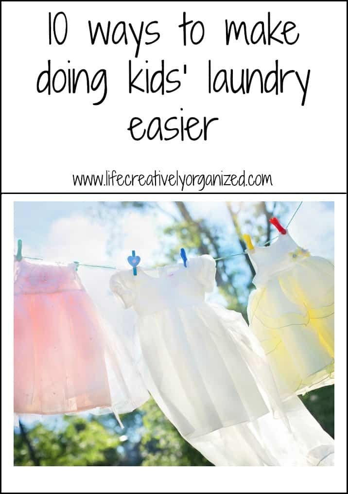 Ten ways to make doing kids’ laundry easier