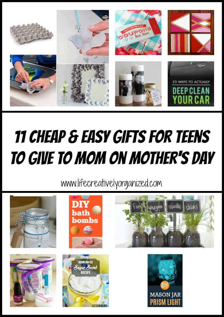 11 cheap and easy gifts for teens to give to mom on Mother’s Day!
