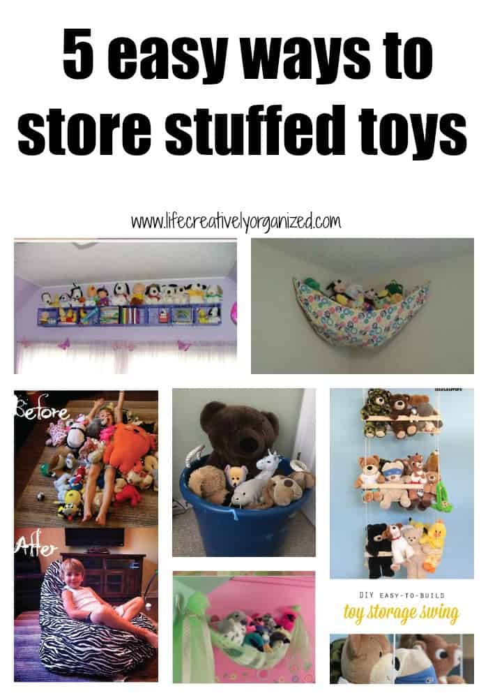 5 easy ways to store stuffed toys