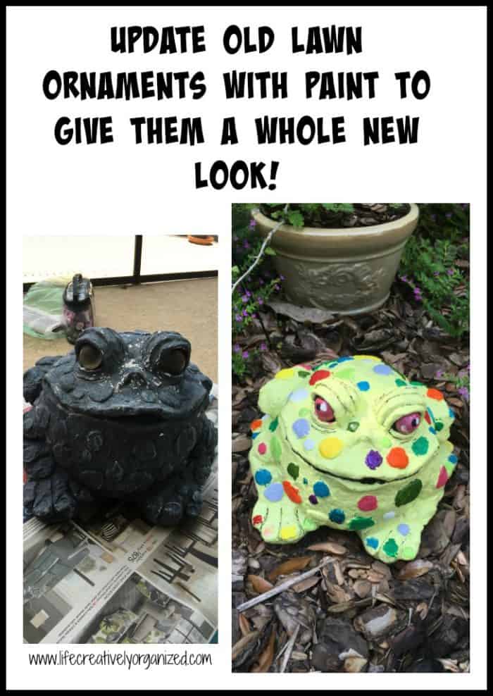Update lawn ornaments with paint