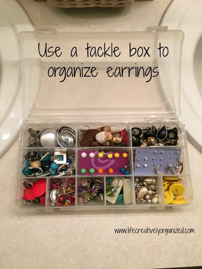 Easy way to organize earrings. - LIFE, CREATIVELY ORGANIZED