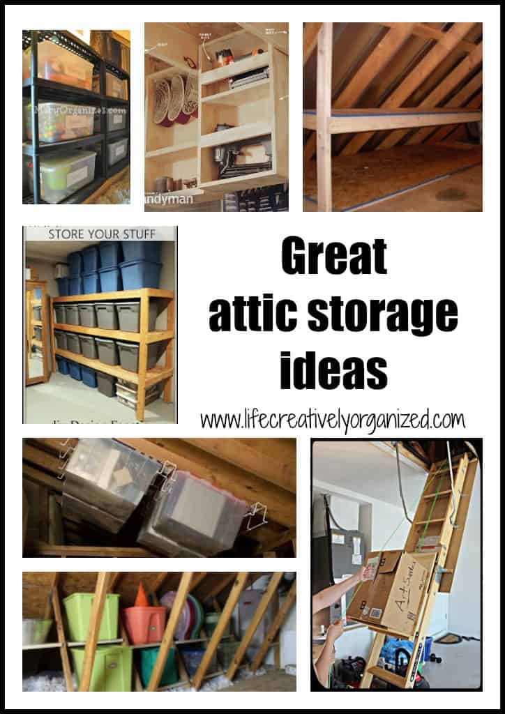 Great attic storage ideas - LIFE, CREATIVELY ORGANIZED Great attic storage ideas - LIFE, CREATIVELY ORGANIZED