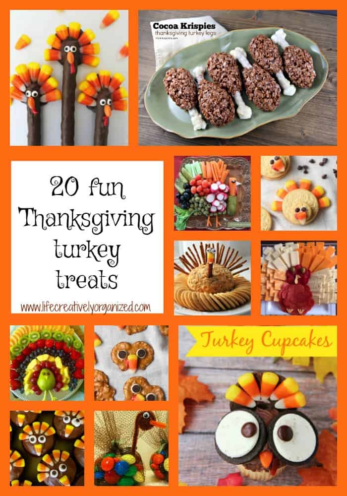 Here are 20 fun Thanksgiving turkey treats to make since Thanksgiving ...
