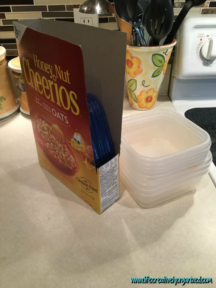 cereal box plastic lid holder LIFE, CREATIVELY ORGANIZED