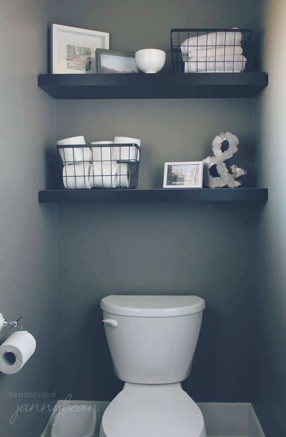 shelves over toilet LIFE, CREATIVELY ORGANIZED