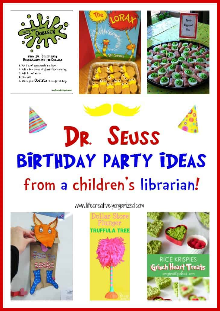 Dr. Seuss birthday party ideas from a children’s librarian