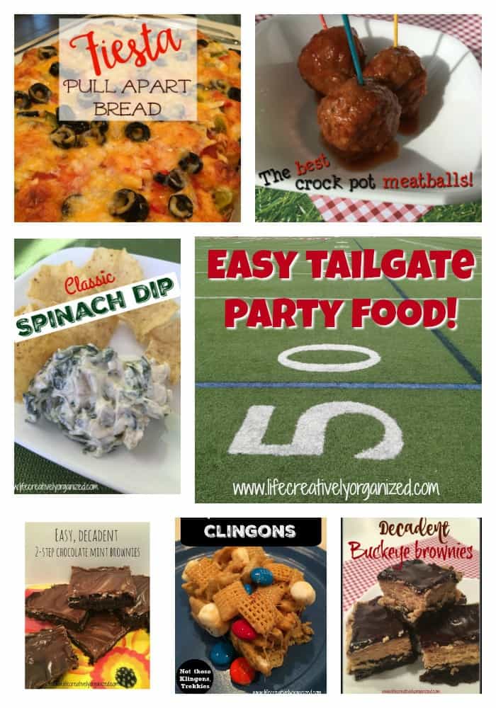 Easy tailgate party food! - LIFE, CREATIVELY ORGANIZED