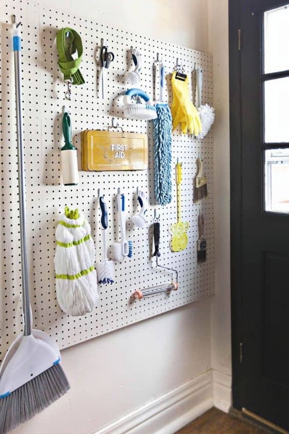 mudroom pegboard LIFE, CREATIVELY ORGANIZED