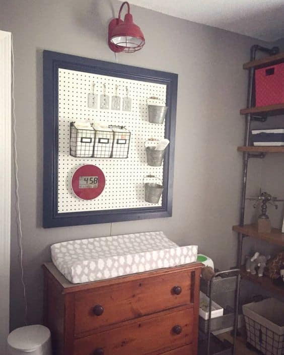 nursery pegboard LIFE, CREATIVELY ORGANIZED