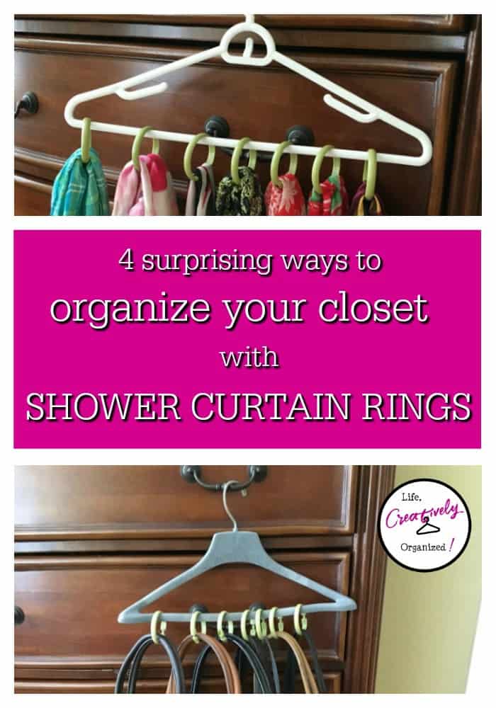 4 Ways to Use Shower Curtain Rings to Organize Your Closet LIFE