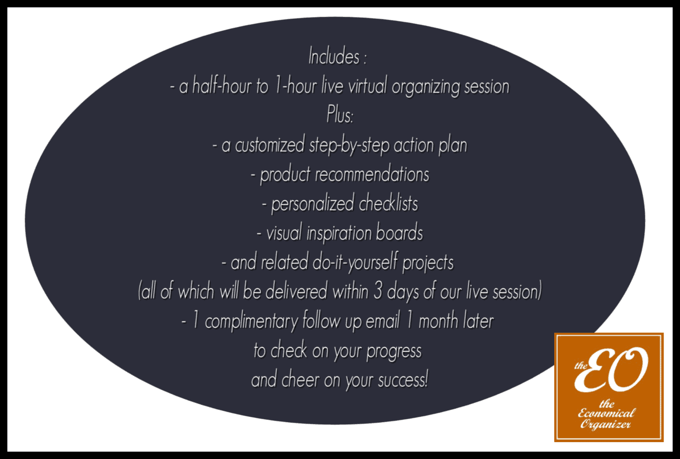 Virtual organizing includes LIFE CREATIVELY ORGANIZED