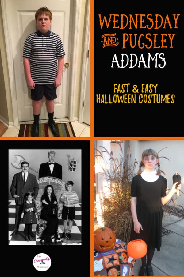 Wednesday and Pugsley Addams Family Halloween Costumes ⋆ Dream a Little  Bigger