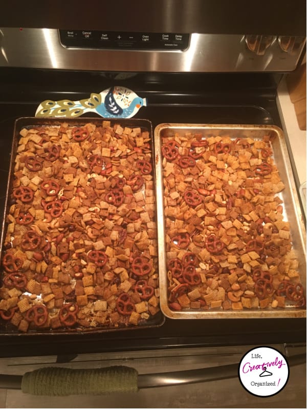 Cheerios and Check mix finished